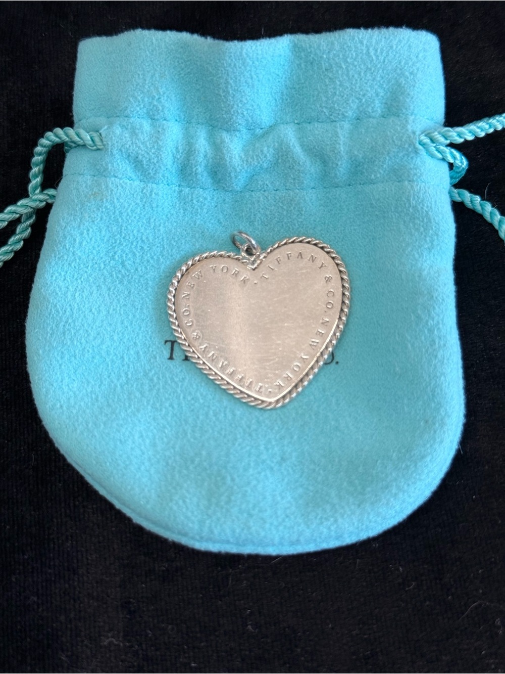 Tiffany & Co Twist Heart Charm.
